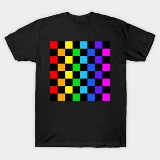 Rainbow Checkerboard T-Shirt